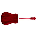 Horizontal back view of D-140 Cherry Burst acoustic guitar thumbnail