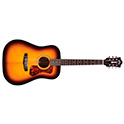 Horizontal front view of D-140 Antique Burst acoustic guitar thumbnail