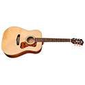 Horizontal side view of D-140 Natural acoustic guitar thumbnail