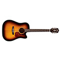 Horizontal front view of D-140CE Antique Burst acoustic guitar thumbnail