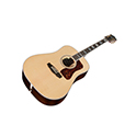 Horizontal front angle view of D-55E Natural guitar thumbnail