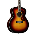 Horizontal body close-up view of F-55E Antique Burst guitar thumbnail