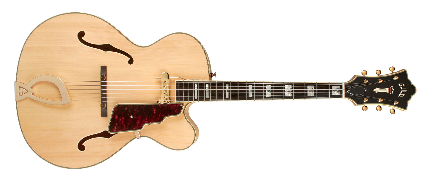 Horizontal front view of A-150 Vanguard Natural guitar