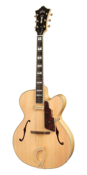 Vertical view of A-150 Vanguard Natural electric guitar