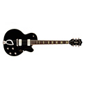 Horizontal front view of M-75 Aristocrat Black guitar thumbnail