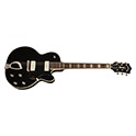 Horizontal side view of M-75 Aristocrat Black guitar thumbnail