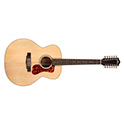 Horizontal front view of F-2512E Maple guitar thumbnail