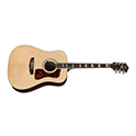 Horizontal side view of D-55E Natural guitar thumbnail