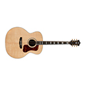 Horizontal front view of F-55E Natural guitar thumbnail