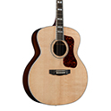 Horizontal body close-up view of F-55E Natural guitar thumbnail