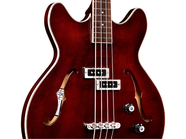 Horizontal back angle view of Starfire I Bass Vintage Walnut