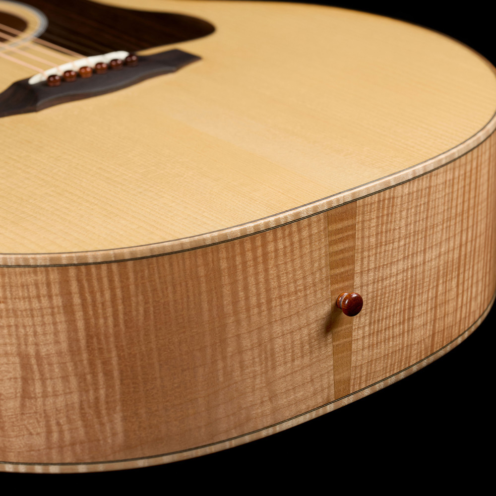 Close-up of VR1 F-40 Au Naturel strap pin thumb