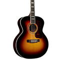 Horizontal body close up view of F-512E Antique Burst guitar thumbnail