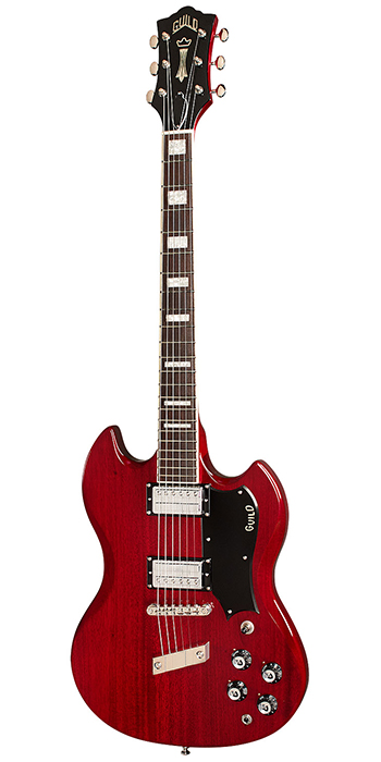 Vertical front view of Polara Deluxe Cherry Red