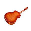 Angled back view of M-40 Standard Pacific Sunset Burst acoustic guitar thumb