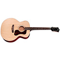 Horizontal side view of F-40 Standard Natural acoustic guitar thumb