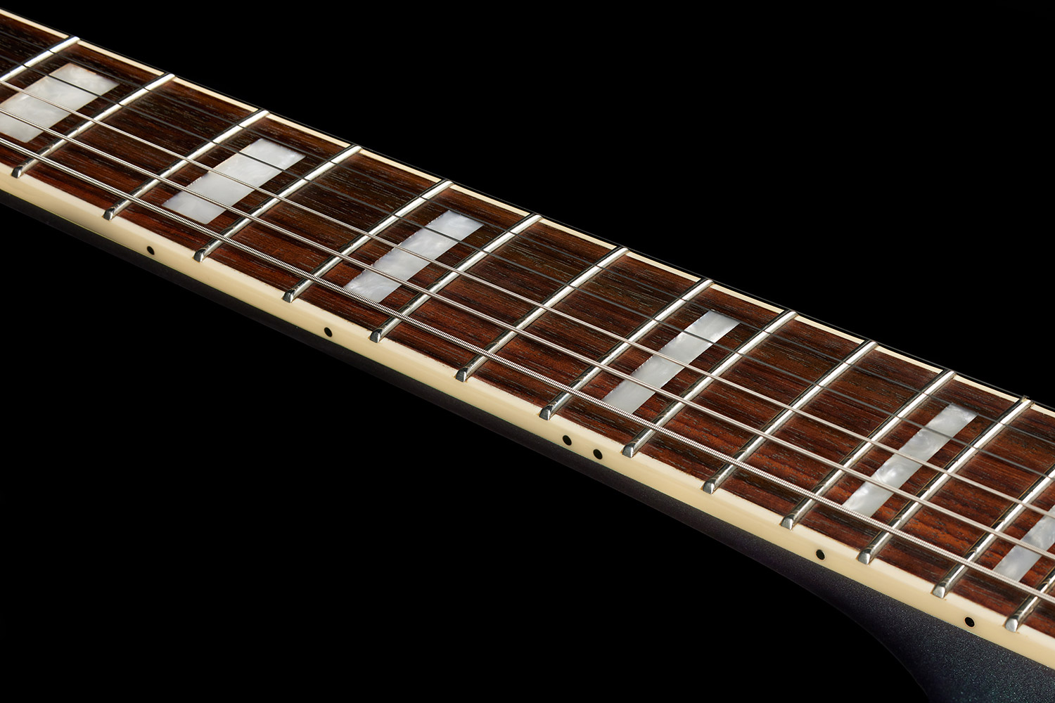 Close-up of Polara Deluxe Kingswood Green neck