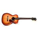 Horizontal side view of M-40E Standard Pacific Sunset Burst guitar thumb