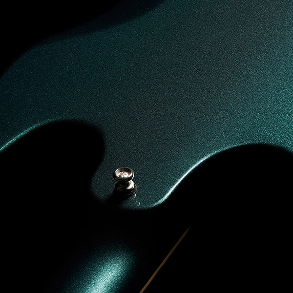 View of Polara Deluxe Kingswood Green back with strap button thumb