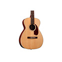 Close up body view of M-50E Standard Natural acoustic guitar thumb