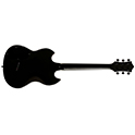 Horizontal back view of Polara Night Edition Tungsten electric guitar thumb