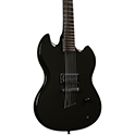 Close-up body view of Polara Night Edition Tungsten electric guitar thumb