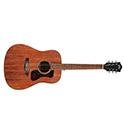 Horizontal front view of the Guild D-320 acoustic guitar