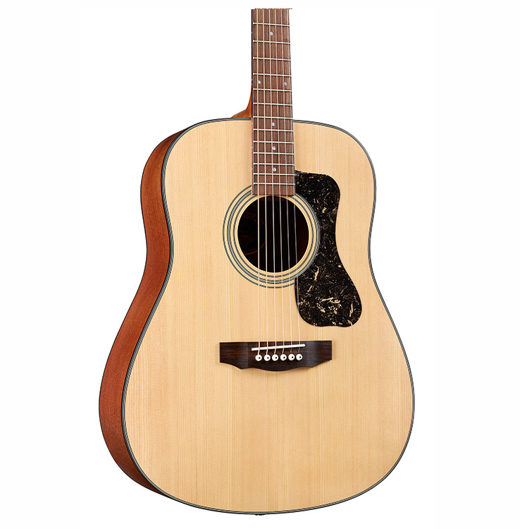 Front  view of the Guild D-340 acoustic guitar body