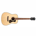 Horizontal front view of the Guild D-340 acoustic guitar