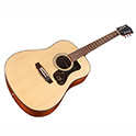 Angled front  view of the Guild D-340 acoustic guitar	