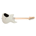 Horizontal back view of Surfliner Sage White electric guitar 