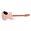 Horizontal back  view of Surfliner Deluxe Rose Quartz electric guitar thumnail