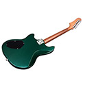 Angled back view of Surfliner Deluxe Emerald Green  electric guitar thumnail