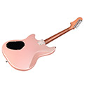 Angled back view of Surfliner Deluxe Rose Quartz  electric guitar thumnail