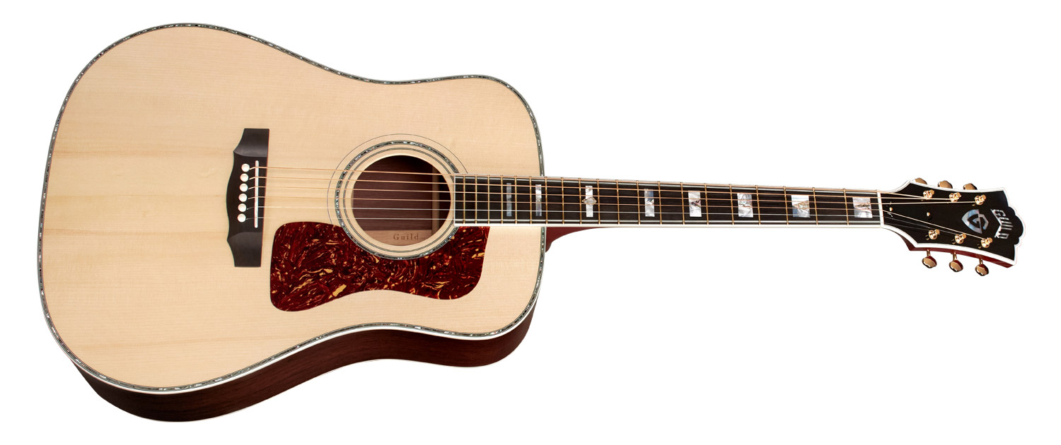 Horizontal front angle view of GSR D-55 70th Anniversary Limited