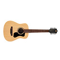 Horizontal front view of Travel Spruce acoustic guitar thumbnail