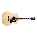 Horizontal front view of F-55 natural guitar thumbnail