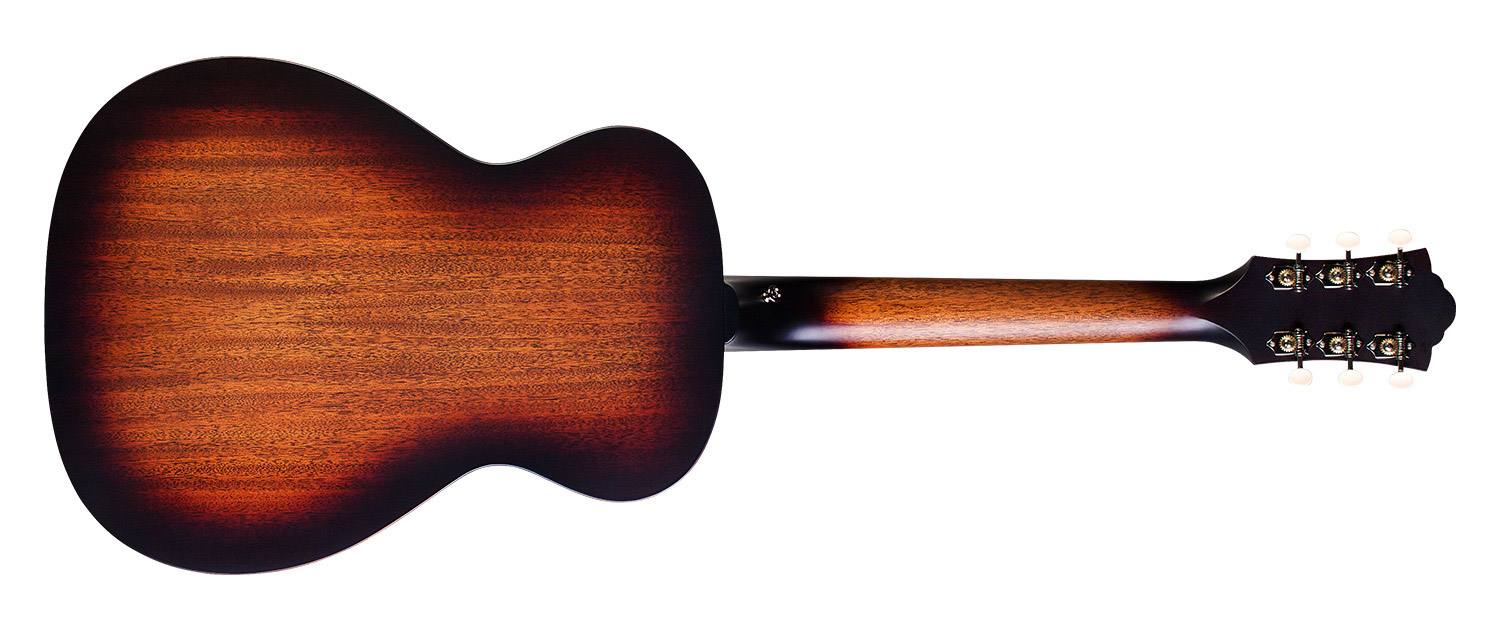 Horizontal back view of M-20 Vintage Sunburst