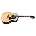 Horizontal side view of F-55 natural guitar thumbnail