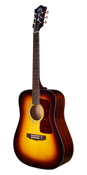 Vertical front view of D-40 Vintage Sunburst